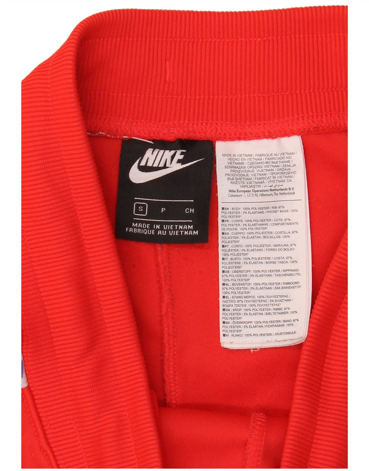 Calça Nike Feminina Graphic Tracksuit UK 10 Small Red Colourblock