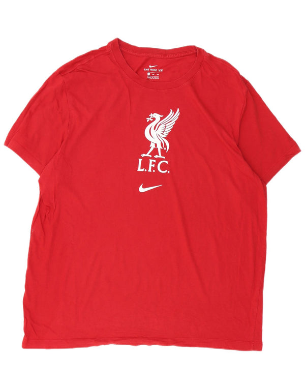 Camiseta masculina Nike Liverpool Graphic Top 2XL algodão vermelho