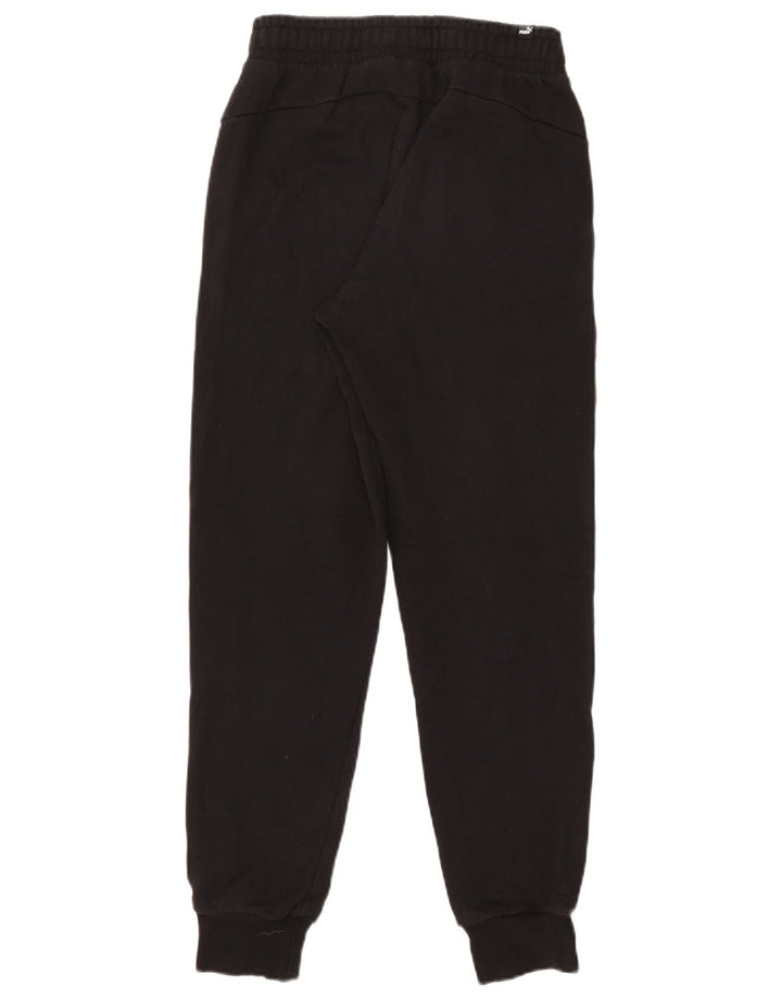 Calça de treino masculina Puma Joggers pequeno algodão preto
