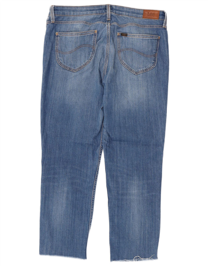 Calça jeans feminina Lee Scarlett W33 L25 algodão azul