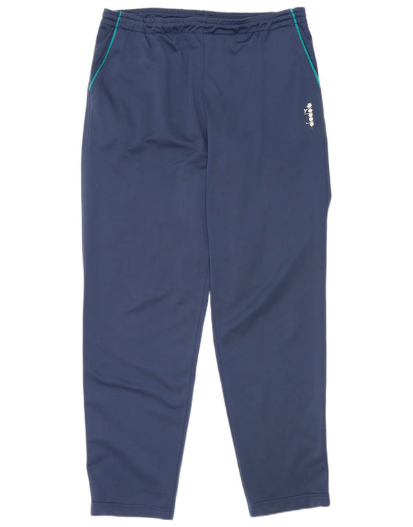 Calça de treino feminina Diadora UK 22 3XL azul marinho poliéster