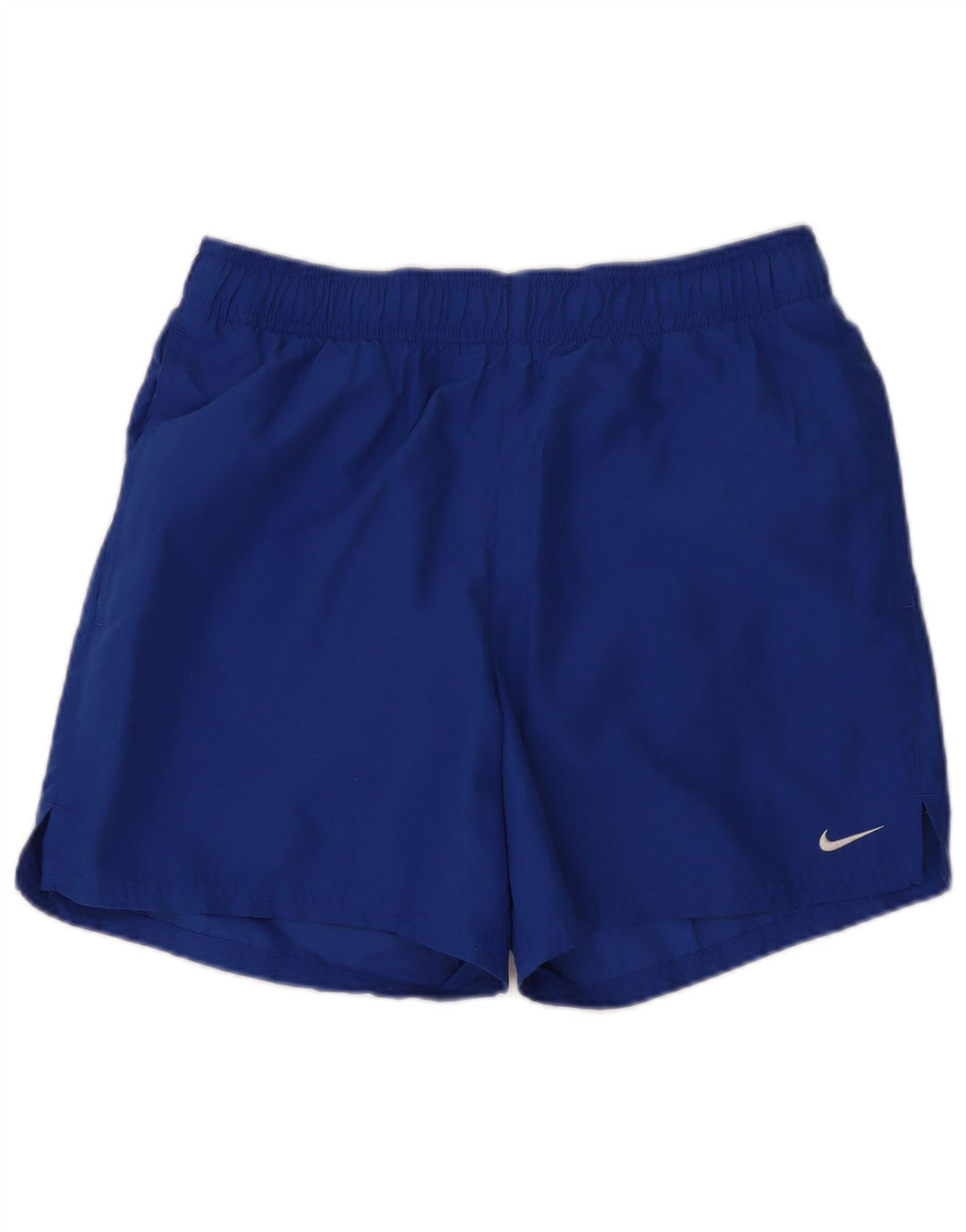 Shorts esportivos masculinos Nike pequenos azuis