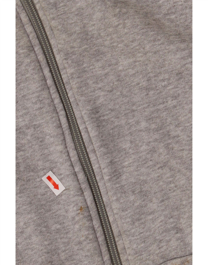 ADIDAS Mens Graphic Zip Hoodie Sweater XL Grey Cotton Vintage Adidas and Second-Hand Adidas from Messina Hembry 