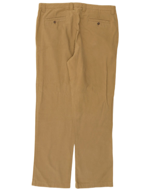 Marlboro Classics Masculino Calça Chino Reta EU 58 4XL W38 L33 Bege
