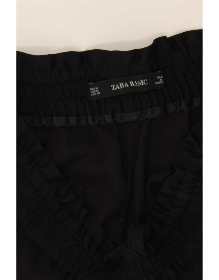 Calça de treino feminina Zara Reino Unido 12 bloco colorido preto médio