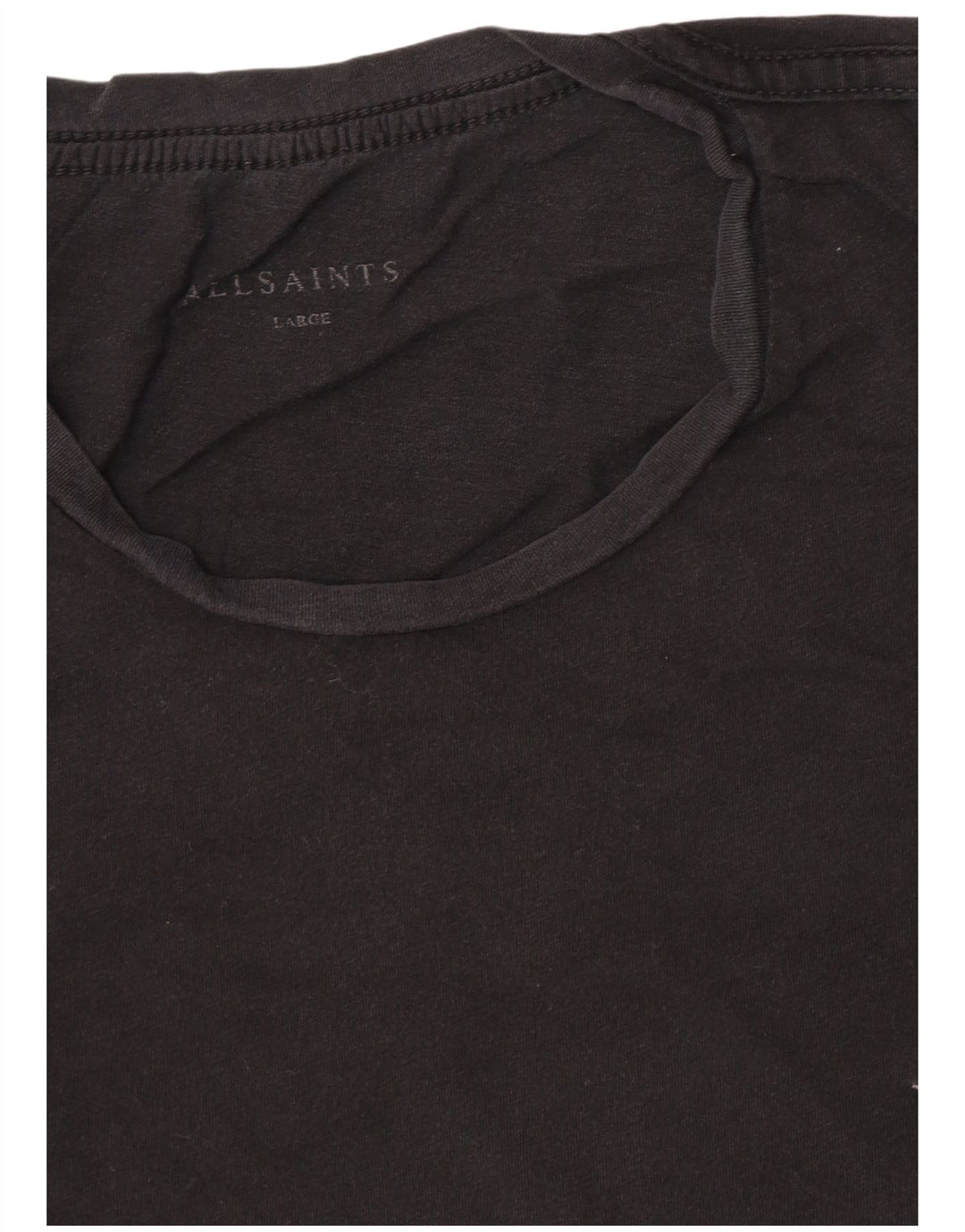 Camiseta feminina All Saints UK 16 grande preta