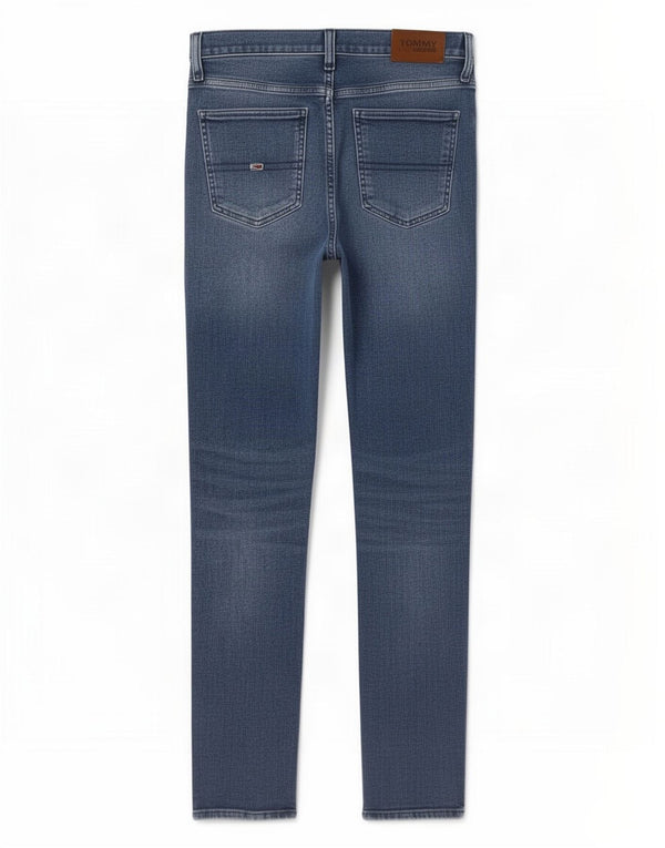 Tommy Hilfiger Mens Skinny Jeans W32 L34 Azul Algodão