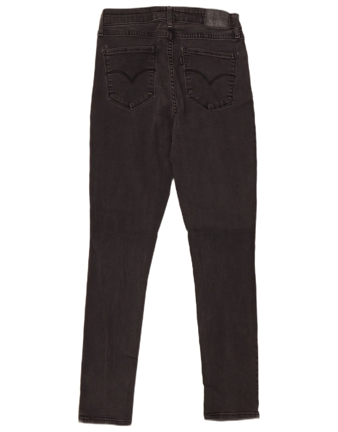 Calça jeans feminina LEVI'S 721 cintura alta skinny W30 L29 preta