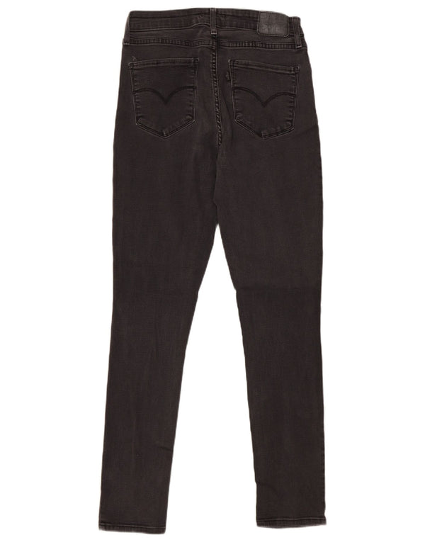 Calça jeans feminina LEVI'S 721 cintura alta skinny W30 L29 preta