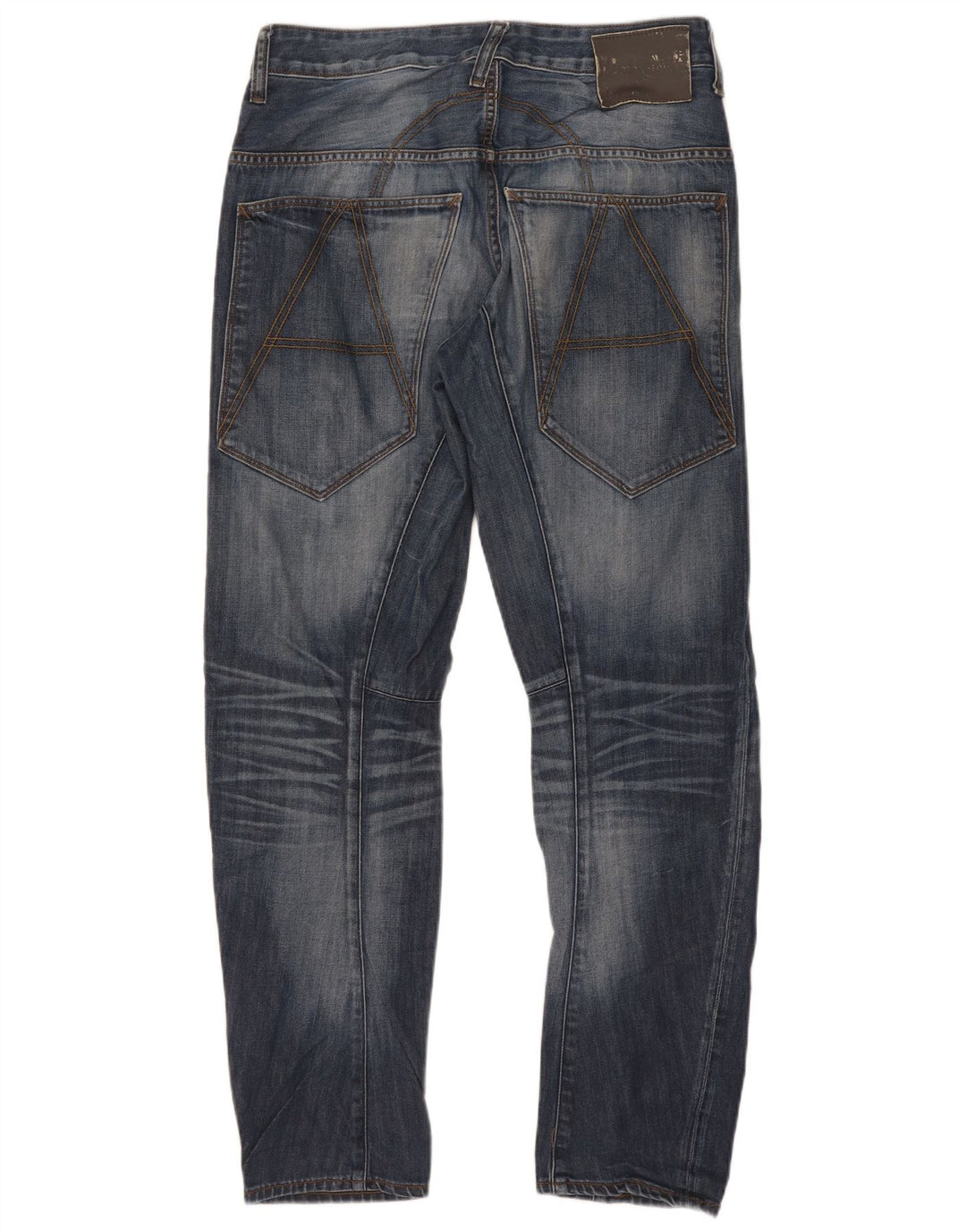 Jeans cônicos masculinos G-Star W30 L32 algodão azul