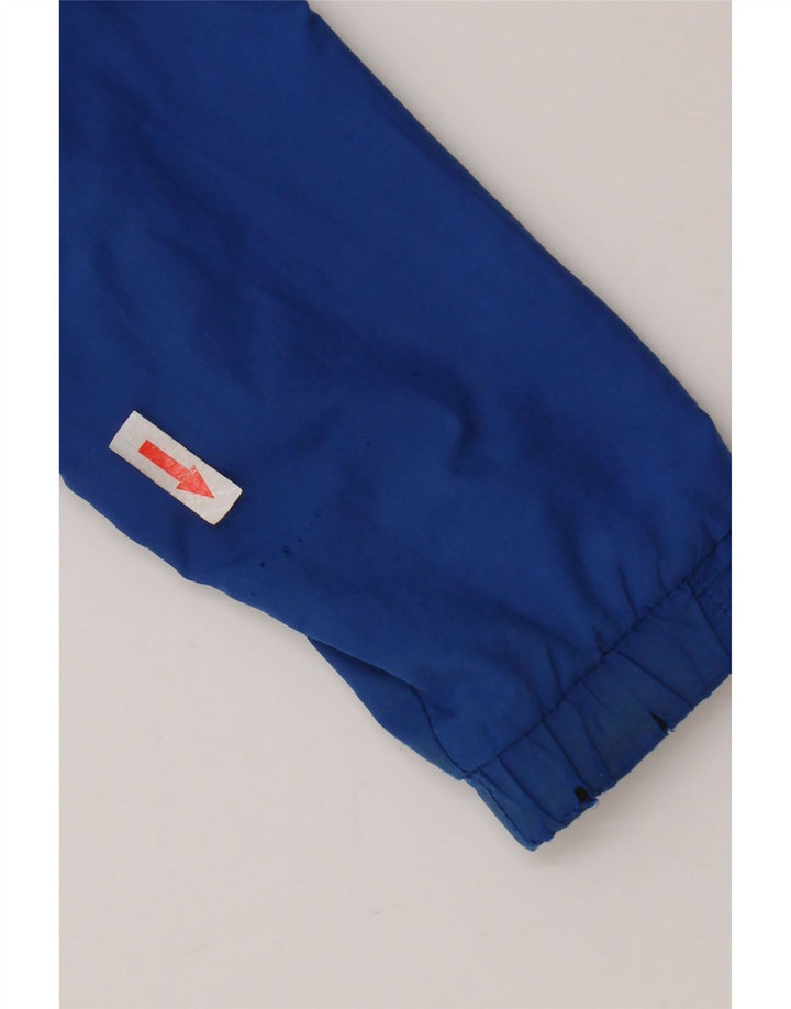 Jaqueta corta-vento masculina Adidas 9-10 anos preto colorblock poliéster