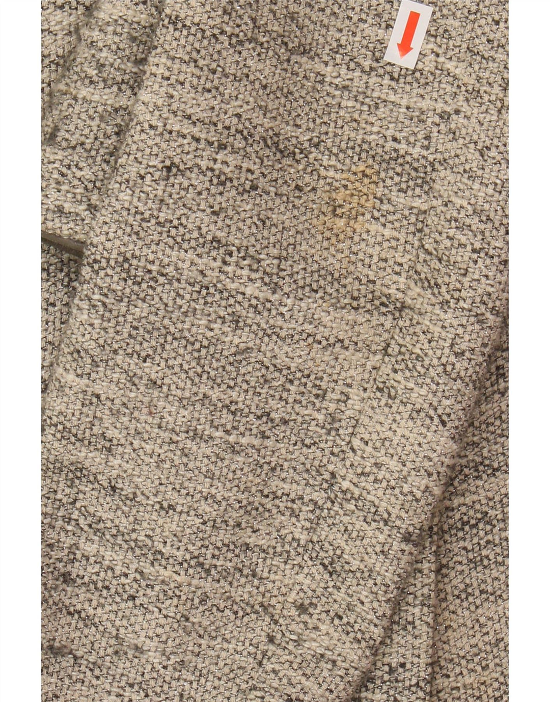Sobretudo feminino MASSIMO DUTTI EU 38 pequeno algodão bege manchado