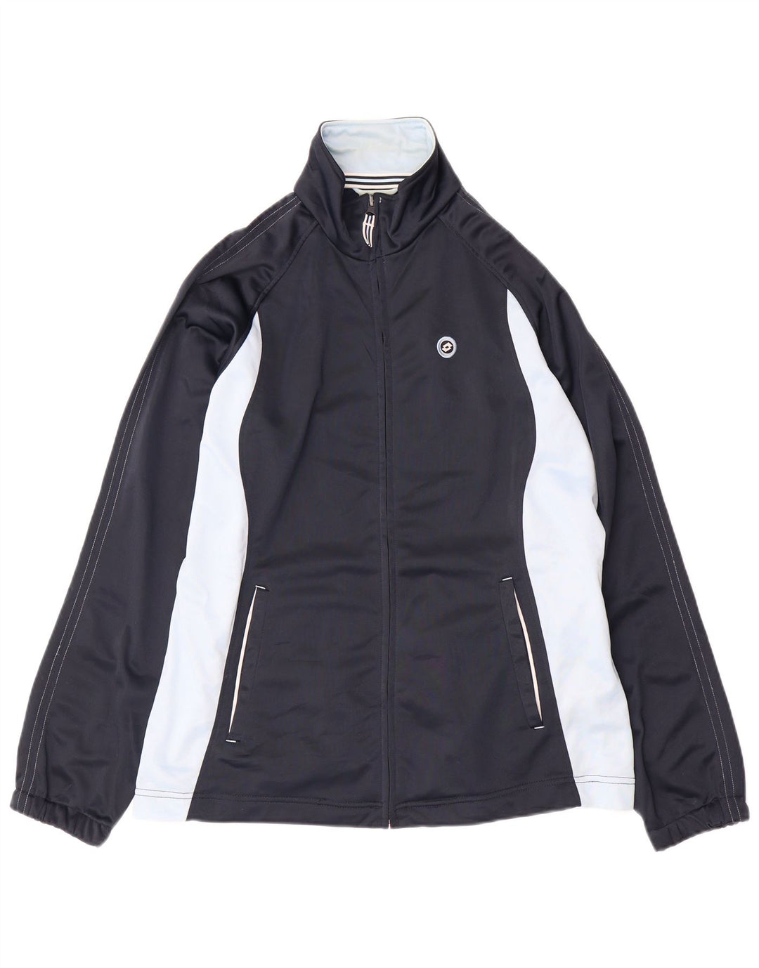 LOTTO Feminino Full Tracksuit UK 18 XL Azul Marinho Colorblock Poliéster