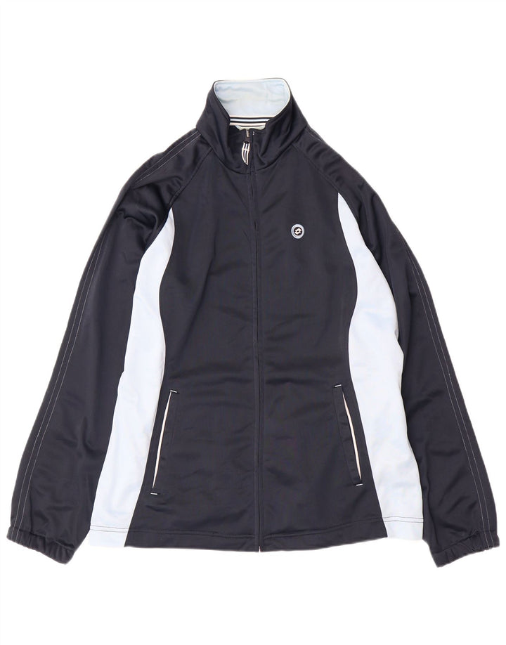 LOTTO Feminino Full Tracksuit UK 18 XL Azul Marinho Colorblock Poliéster