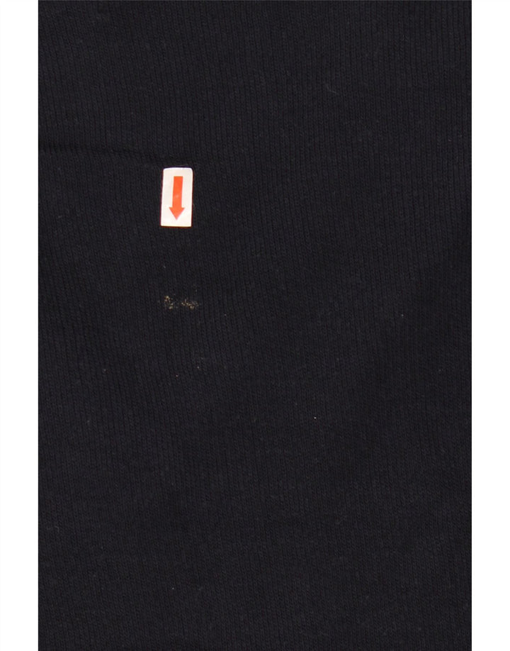Suéter masculino IZOD com decote em V pequeno azul marinho acrílico