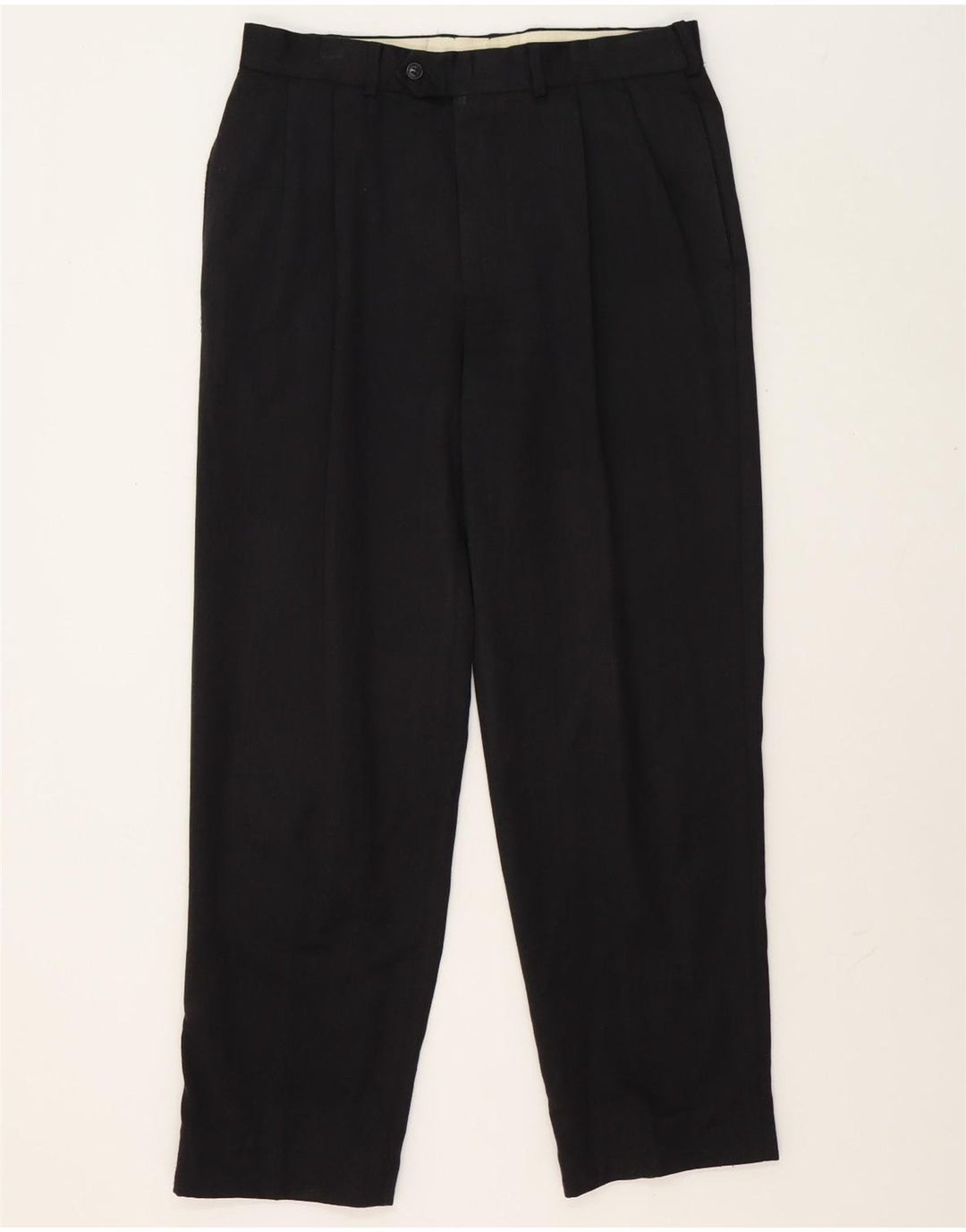 Calça masculina Marks & Spencer com pegged suit W34 L30 lã cinza
