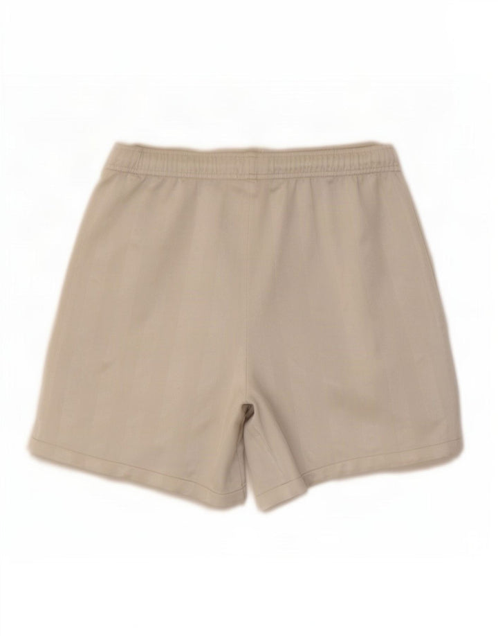 Shorts esportivos masculinos Nike Dri Fit cinza médio listrado poliéster
