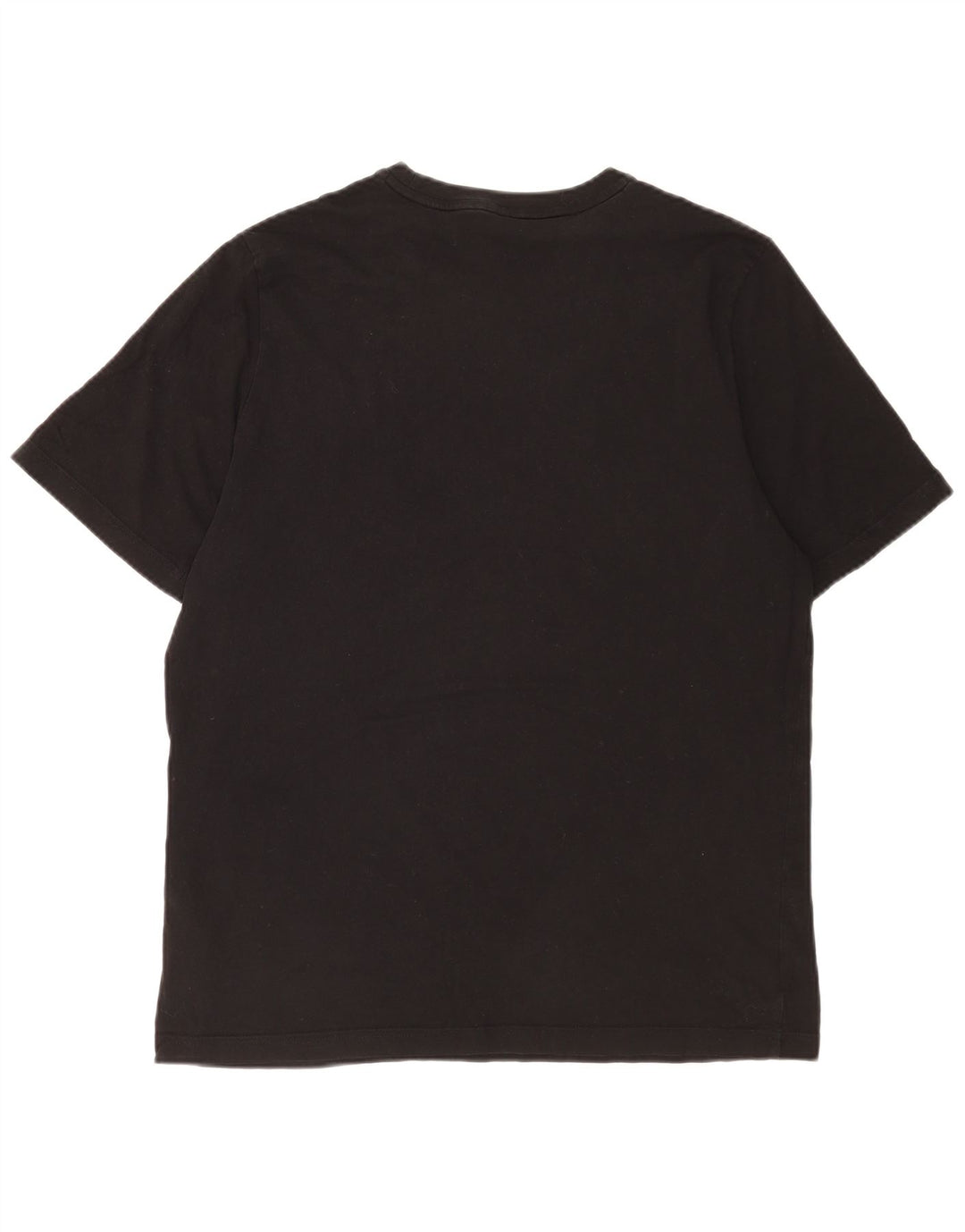 Puma Mens Graphic T-Shirt Top Grande Algodão Preto