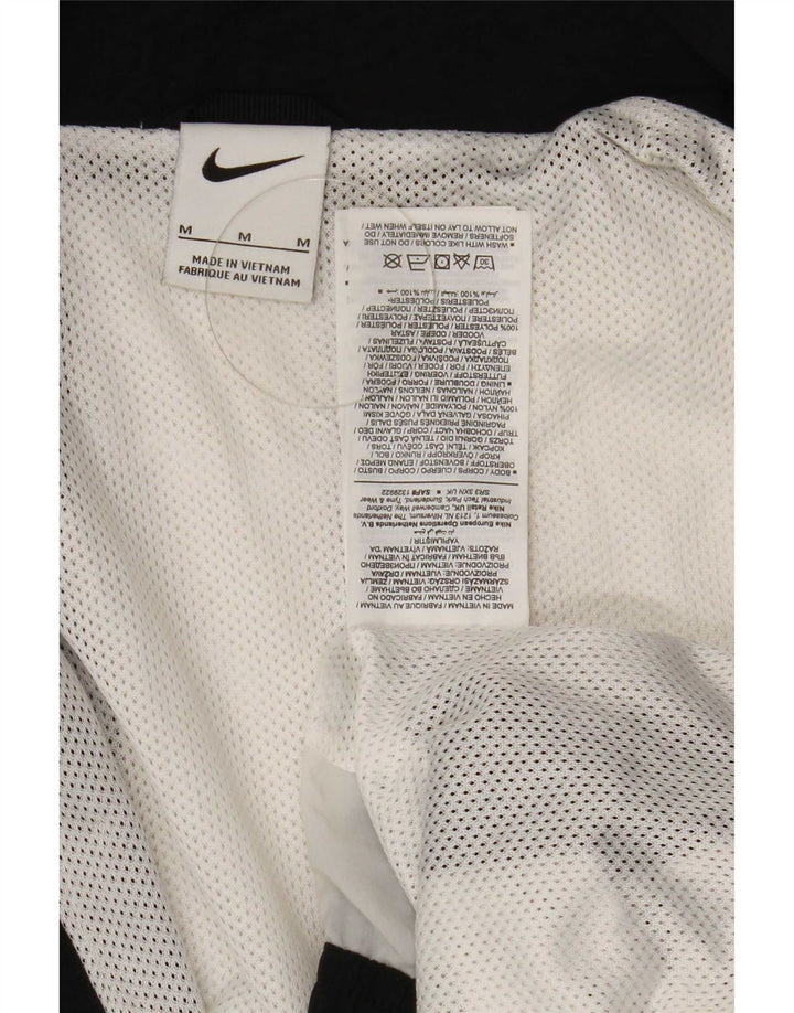 Nike masculino gráfico agasalho jaqueta superior médio preto nylon