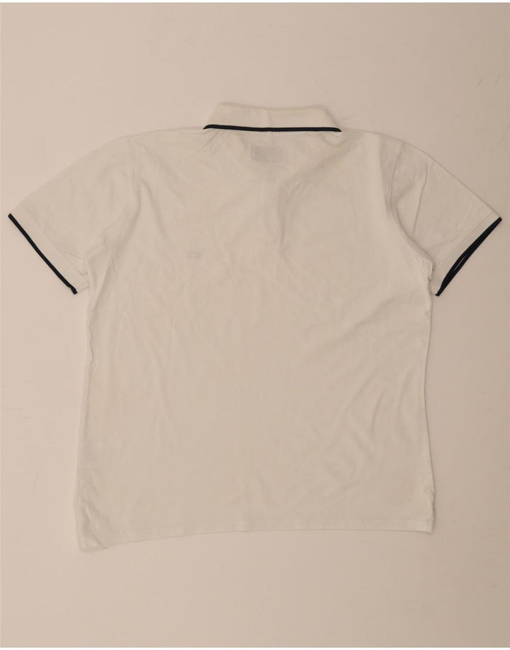 Camisa polo masculina Carrera Regular Fit XL listrada branca