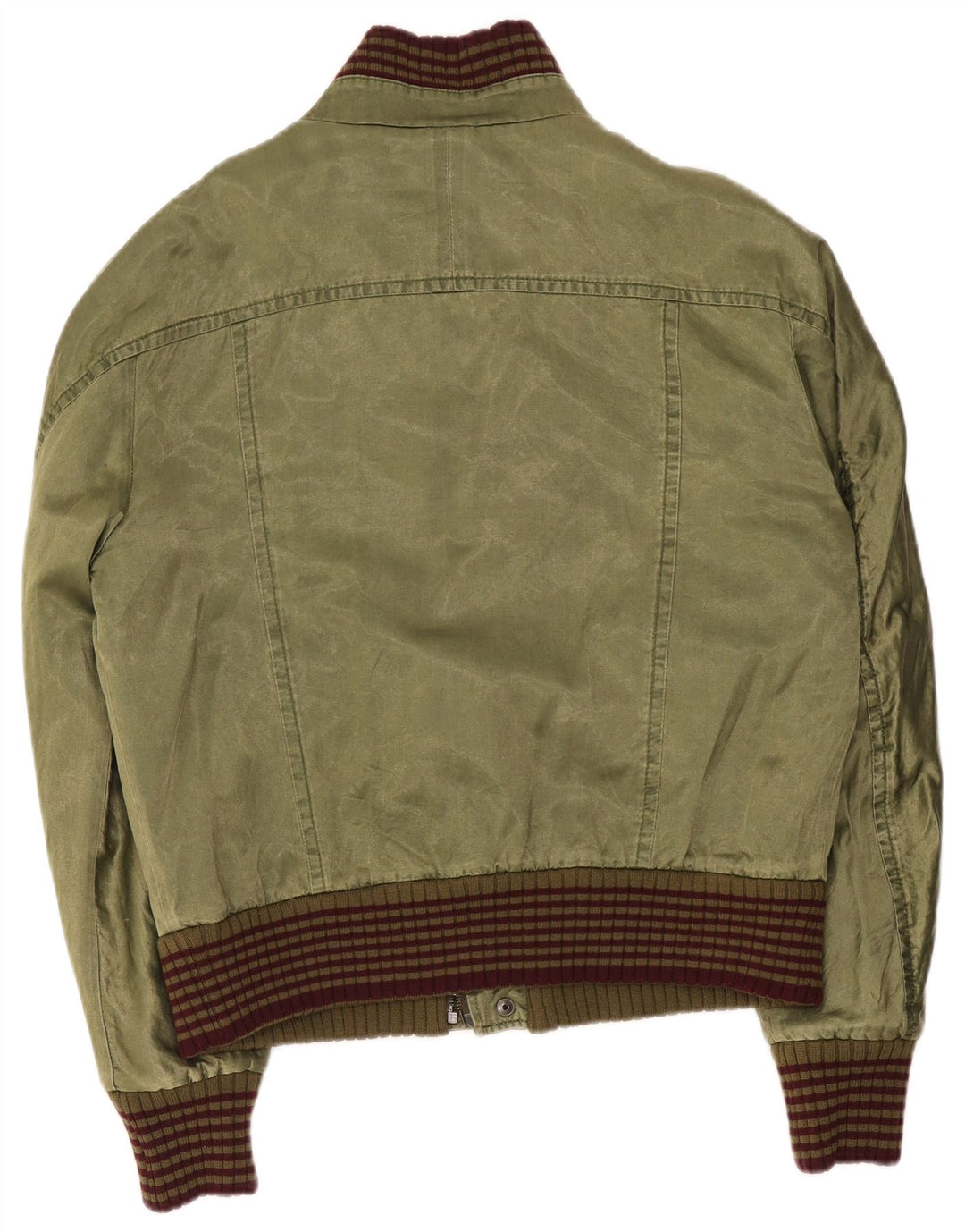 Jaqueta bomber masculina Iceberg Graphic UK 42 XL algodão verde