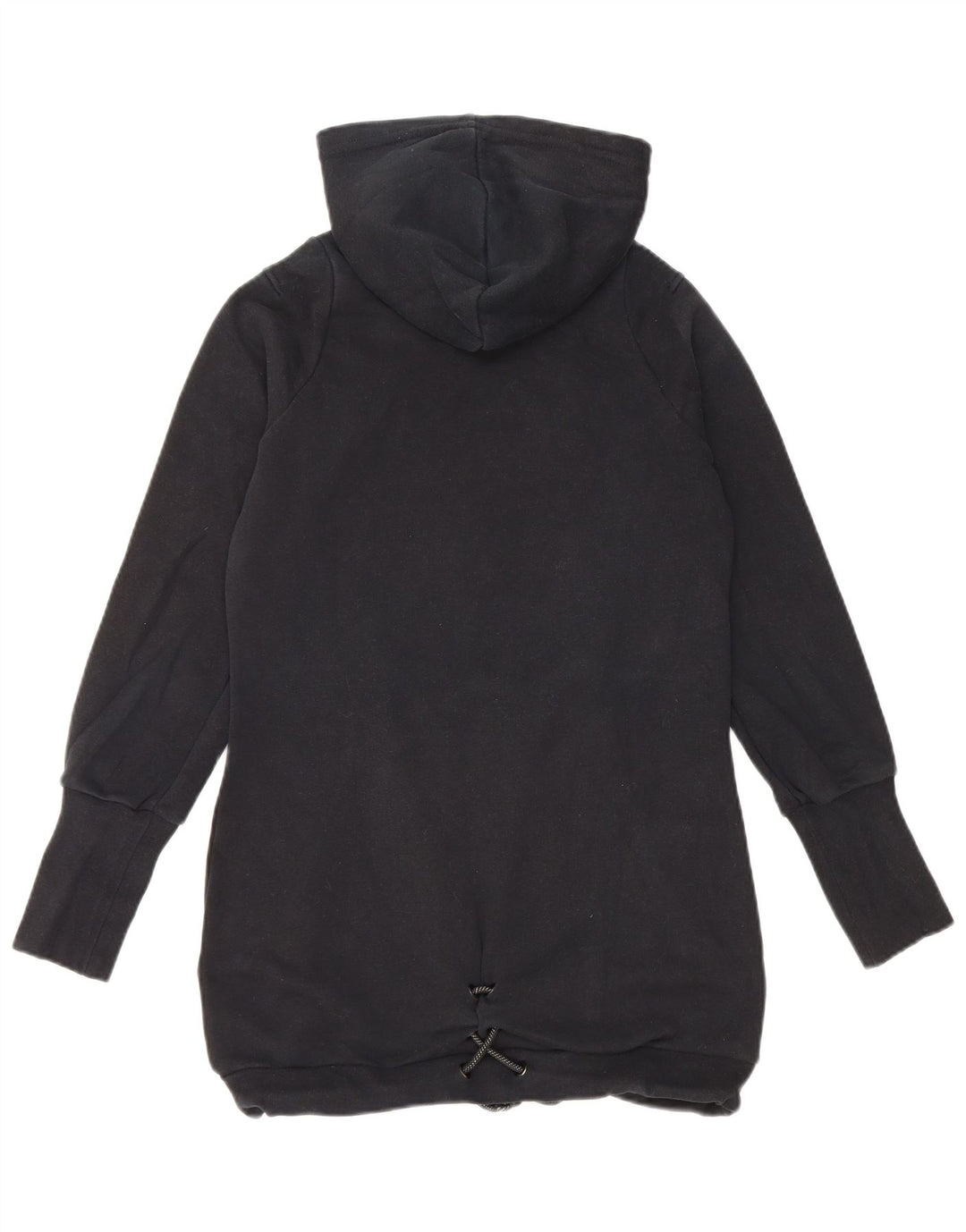 Adidas feminino gráfico moletom com capuz jumper IT 44 médio preto