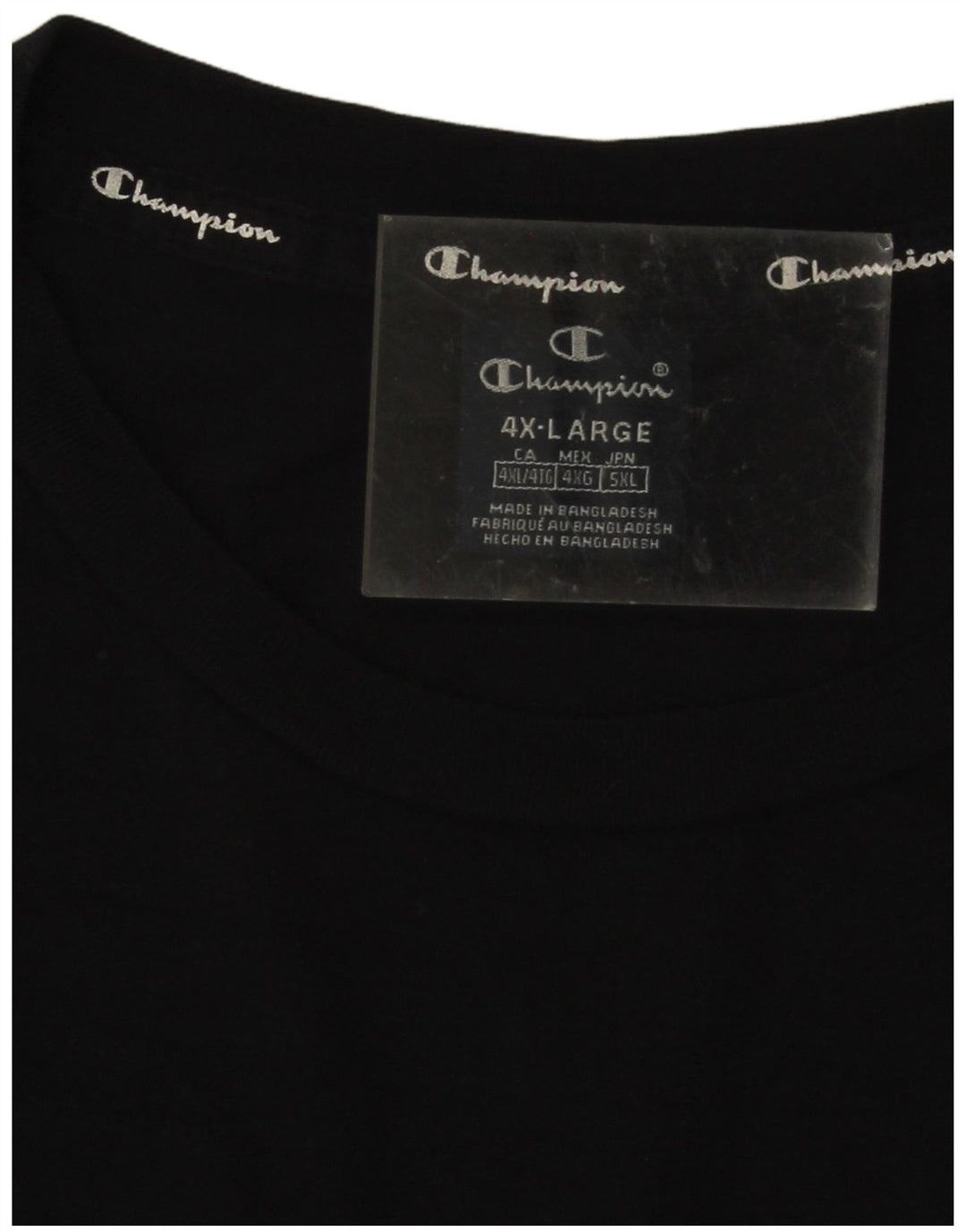 Camiseta masculina Champion Top 4XL Azul Marinho