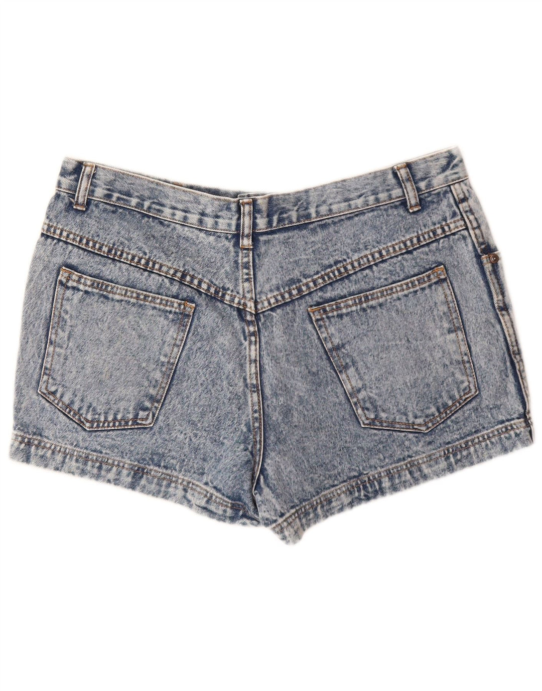 Shorts jeans feminino BERTO LUCCI W34 grande algodão azul