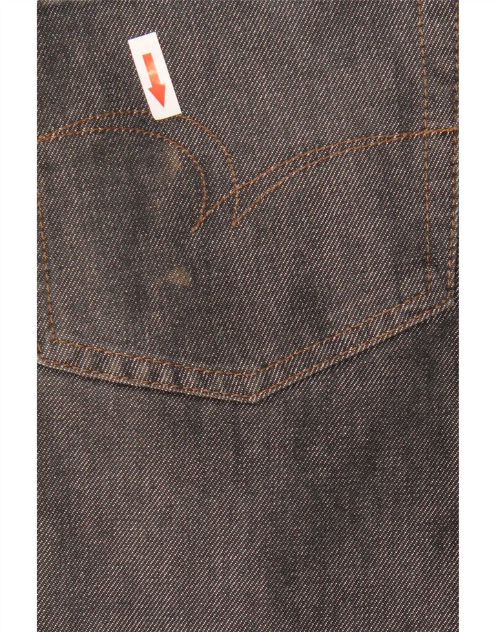 Lee Mens Straight Jeans W35 L29 Algodão Cinza