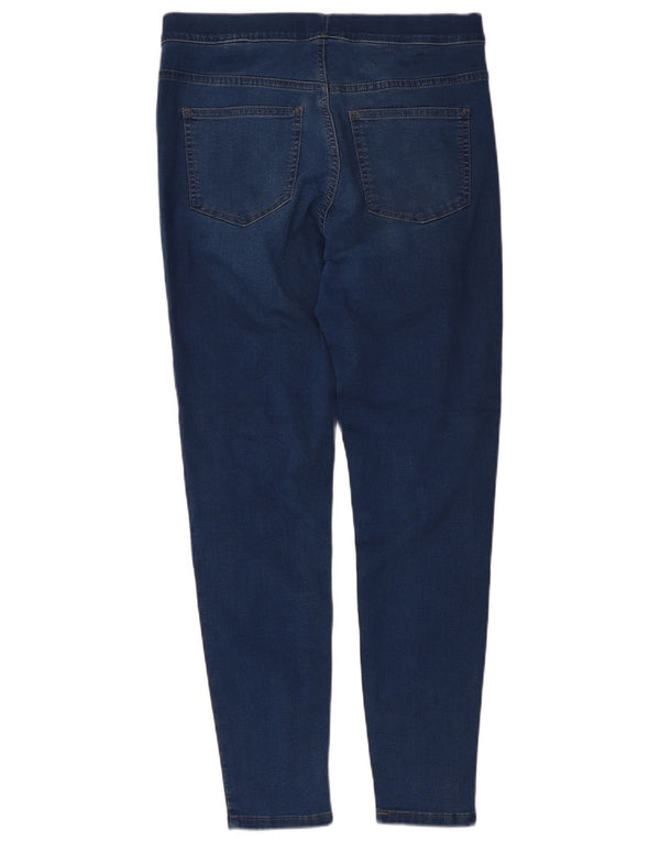 Calça jeans feminina Marks & Spencer UK 12 médio W30 L27 algodão azul marinho