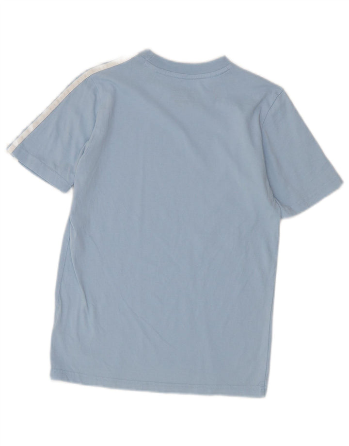 Camiseta Adidas Menino 11-12 Anos Azul Algodão