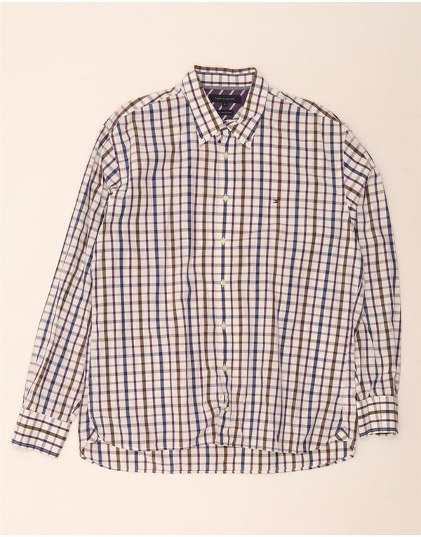 Camisa masculina Tommy Hilfiger XL algodão xadrez multicolorido