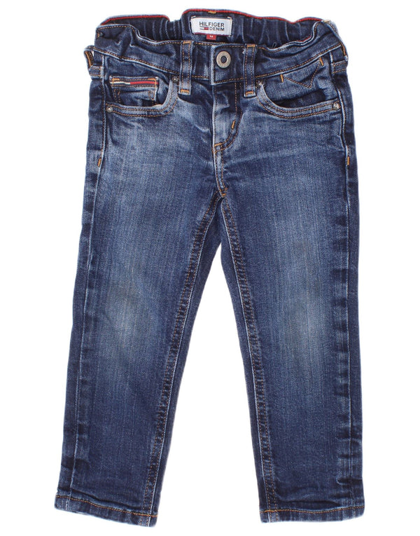 Tommy Hilfiger Meninos Jeans Slim 2-3 Anos W20 L15 Azul Algodão