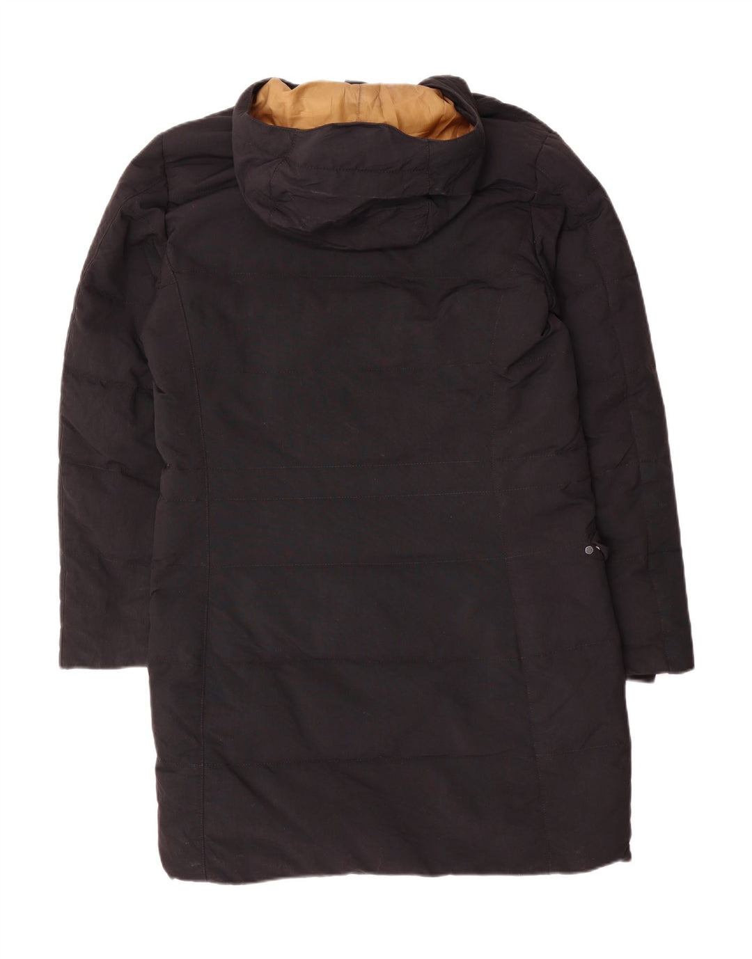 Casaco acolchoado com capuz masculino Murphy & Nye Sailmakers Reino Unido 36 pequeno preto