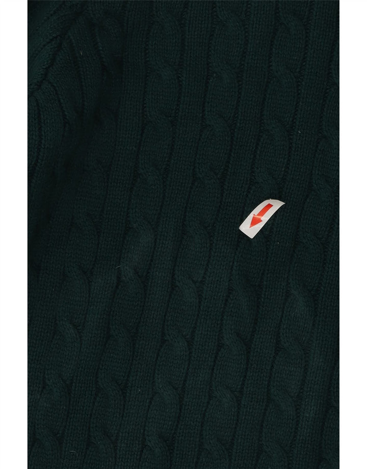 Suéter masculino Superdry com decote em V XL verde acrílico