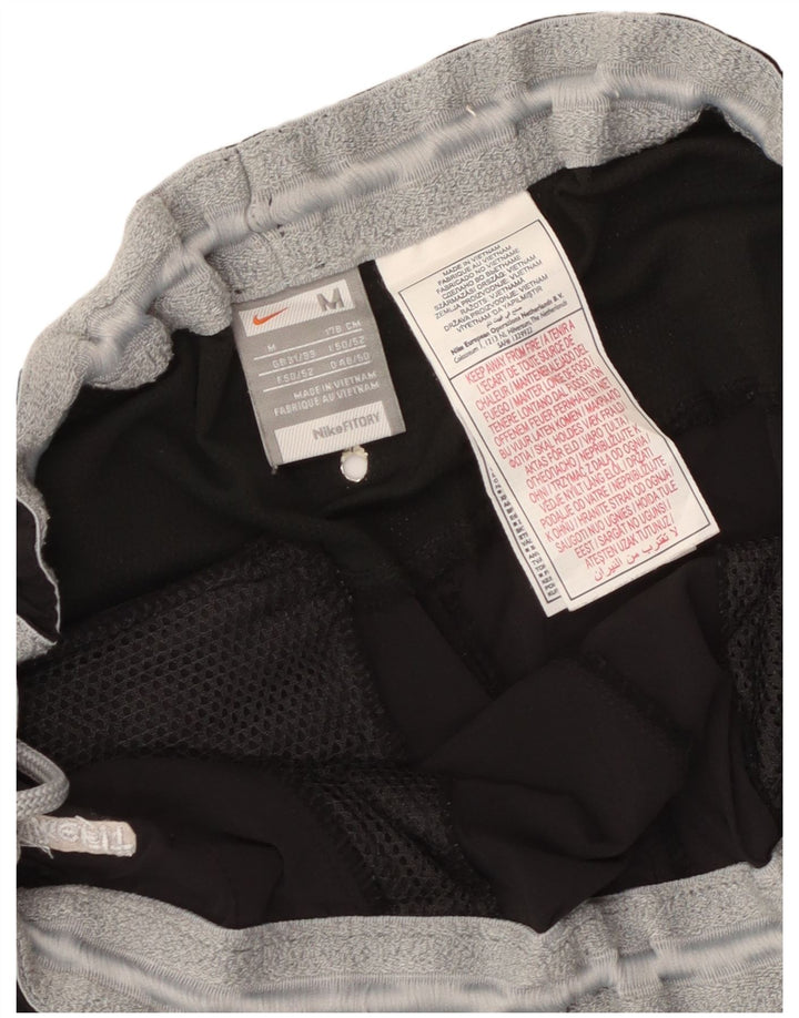 Shorts esportivos masculinos Nike médio preto nylon esportivo