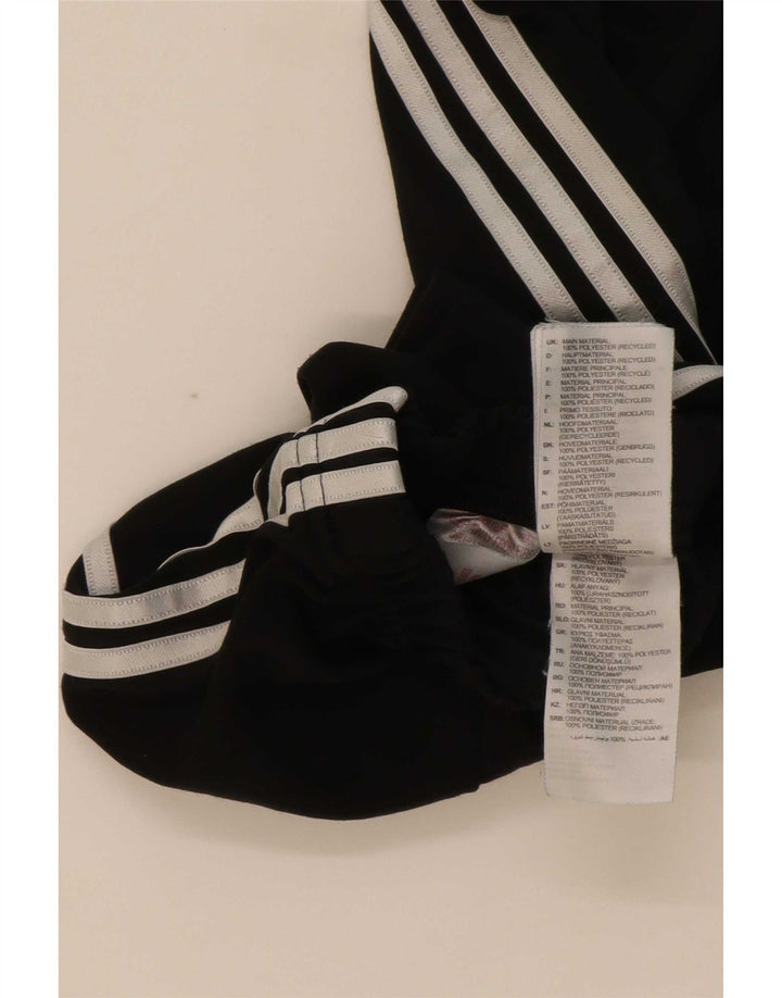 Adidas meninos calças de treino joggers 2-3 anos preto poliéster