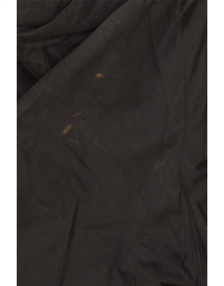 Casaco acolchoado com capuz feminino Marlboro Classics UK 18 XL preto