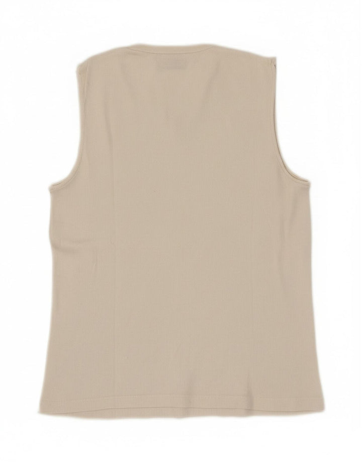 Colete feminino LEVI'S UK 12 médio branco