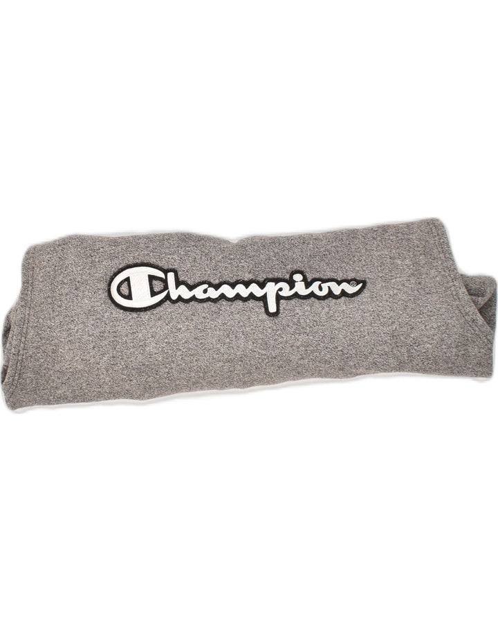 CHAMPION Mens Sleeveless Zip Hoodie Sweater Large Grey Cotton Vintage Champion and Second-Hand Champion from Messina Hembry 