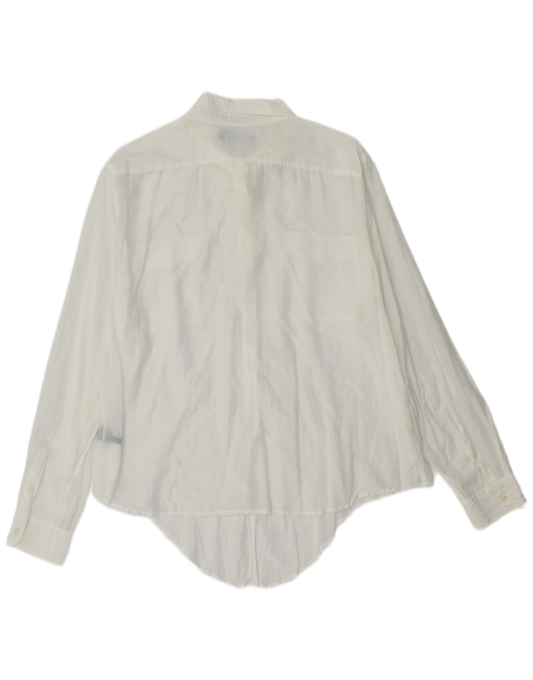 Ralph Lauren Camisa Feminina Blusa UK 20 2XL Algodão Branco