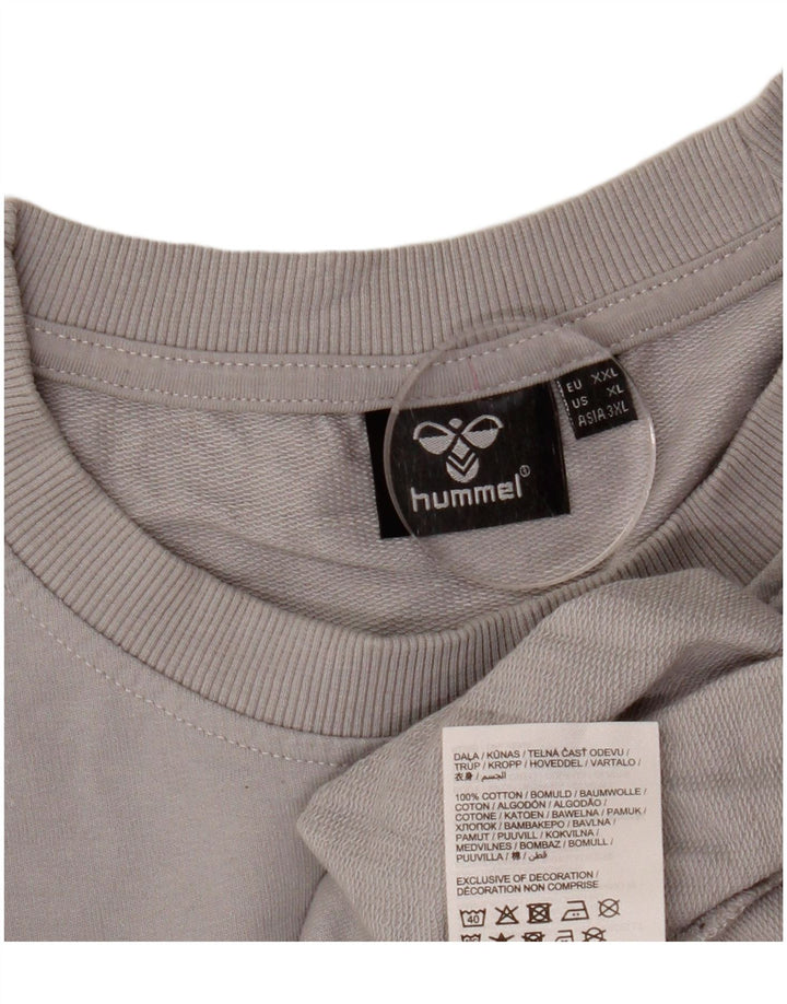 Moletom masculino HUMMEL 2XL algodão cinza