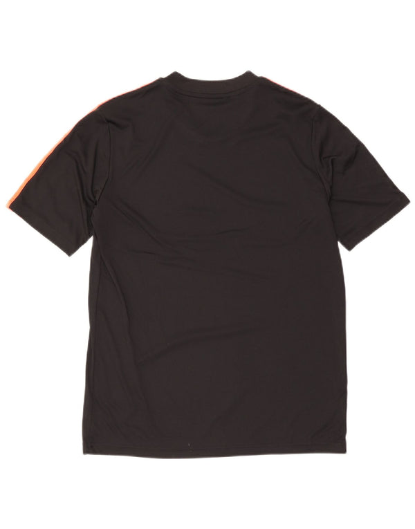 Camiseta Adidas Menino Aeroready Top 15-16 Anos Preto Colorblock Poliéster