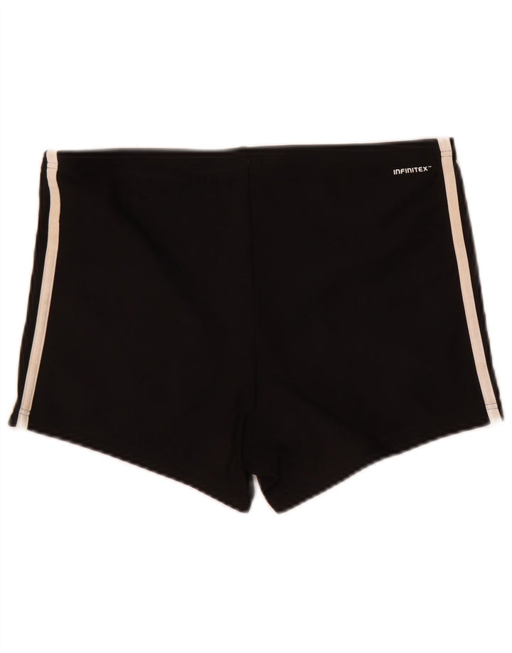 Shorts de natação masculino Adidas médio preto nylon