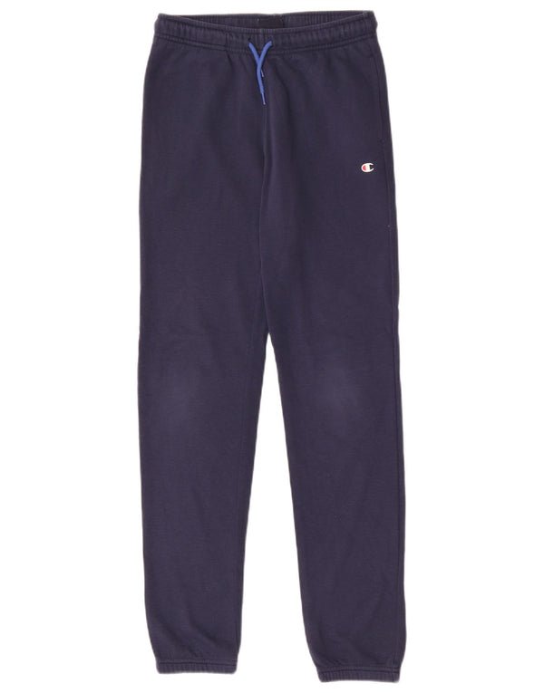 Calça esportiva Champion Boys Joggers 11-12 anos grande algodão azul marinho