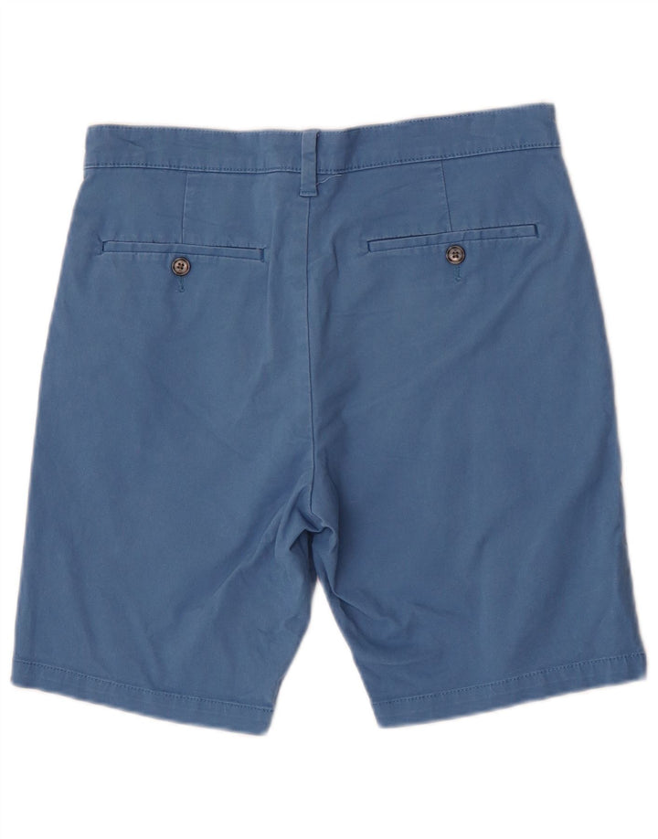Shorts chino masculino Marks & Spencer W30 algodão azul médio
