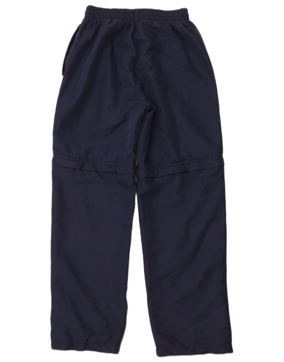 Calça de treino feminina ASICS UK 14 grande poliéster azul marinho