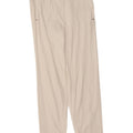 Calça chino reta feminina Marks & Spencer Reino Unido 12 médio W32 L30 branco