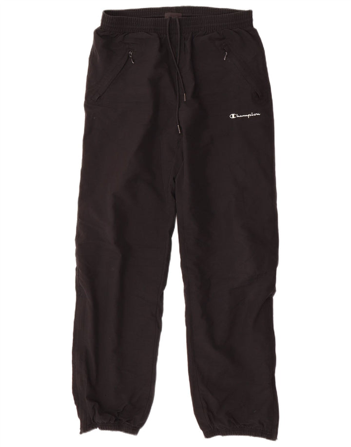 Calça de treino masculina Champion Joggers pequeno poliéster preto