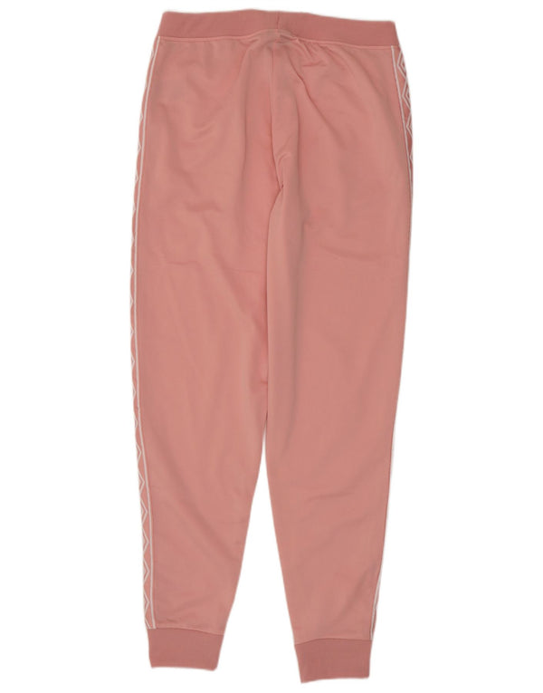 Calça esportiva feminina Umbro com estampa gráfica e joggers UK 14 médio rosa
